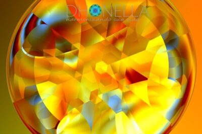 Como você trabalha com a esfera de cristal?